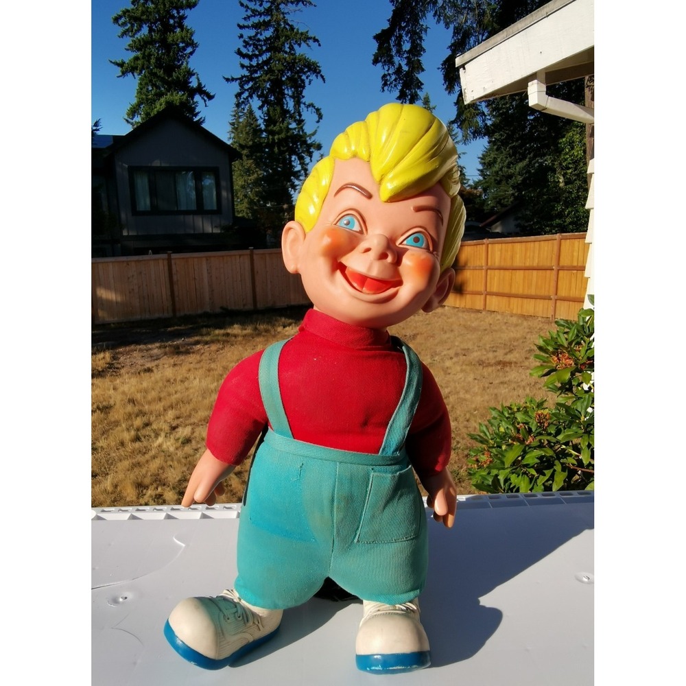 Vintage 1949 Mattel Beany Plush Doll Figure 14" Bob Clampett Beany & Cecil Show